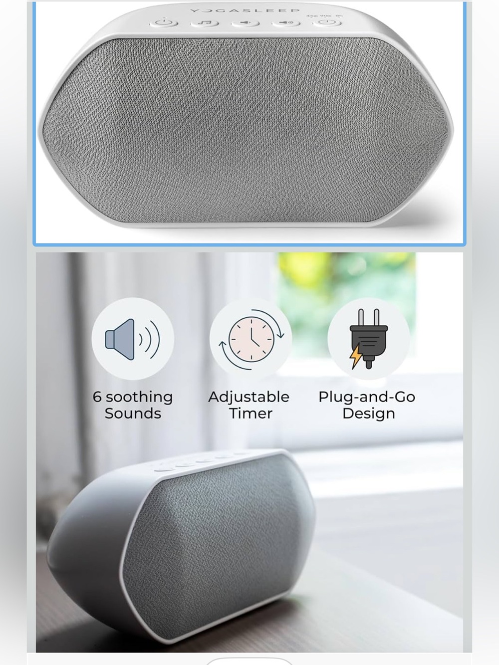 Yoga Sleep SoundCenter Portable White Sound Machine